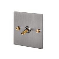 1G Intermediate Toggle switch / Steel