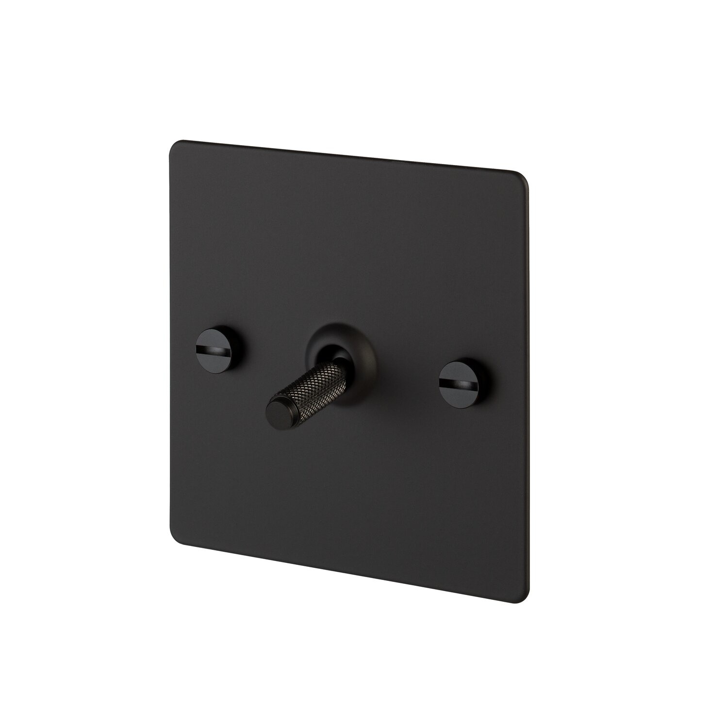 Interrupteur design toggle switch haut de gamme finition Noir Mat