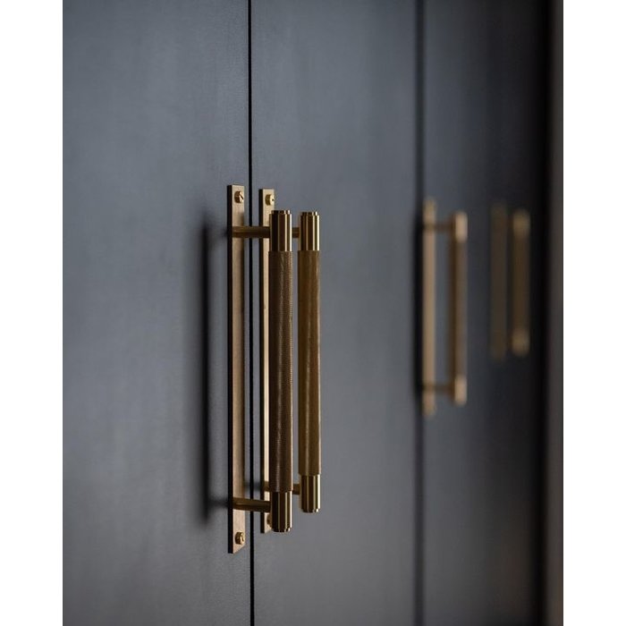 Buster+Punch Brass furniture handle / Plate / Cross / Buster&Punch