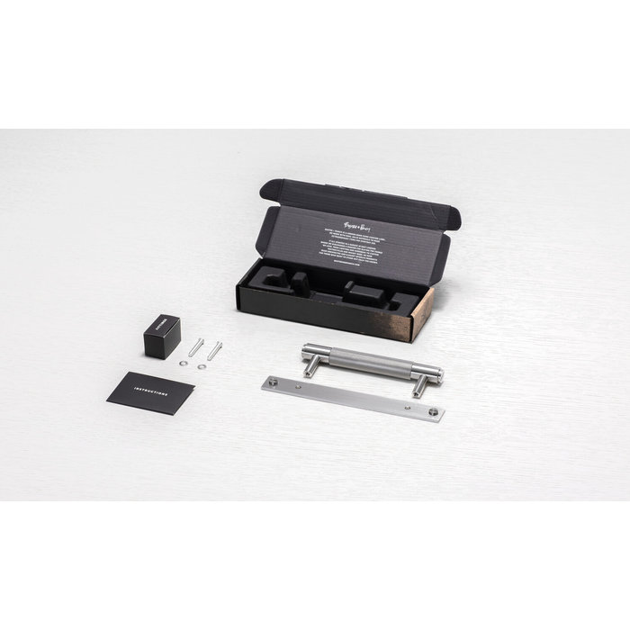 Buster+Punch Stainless steel furniture handle / Plate / Cross / Buster&Punch