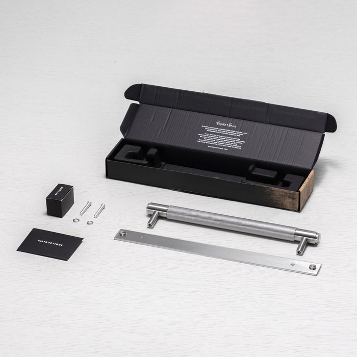 Buster+Punch Stainless steel furniture handle / Plate / Cross / Buster&Punch