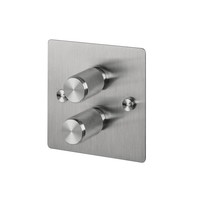 2G Dimmer switch / Steel / Buster+Punch
