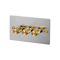 3G Dimmer switch / Steel / Buster+Punch