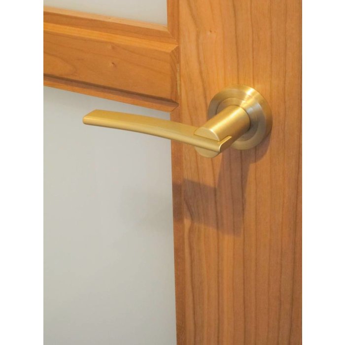 HDD Poignées de porte en or mat Mirca