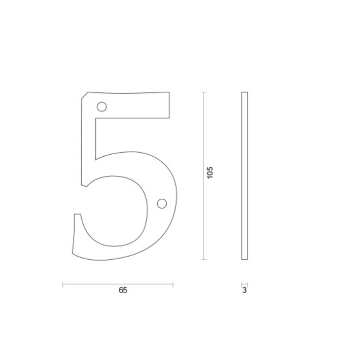 HDD House number 5 iron 104mm