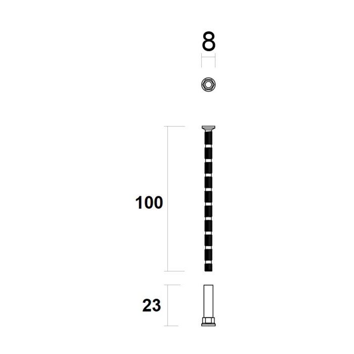 HDD Set Patent screws 100 mm