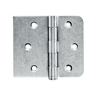 HDD Rotule droite et angle arrondi Vieil Argent 80x94x2mm