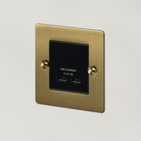 Messing USB lader / 1G / Buster+Punch