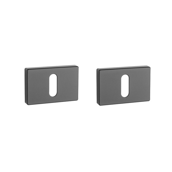 Aprile Aprile rectangular key plates 50x33 mm black