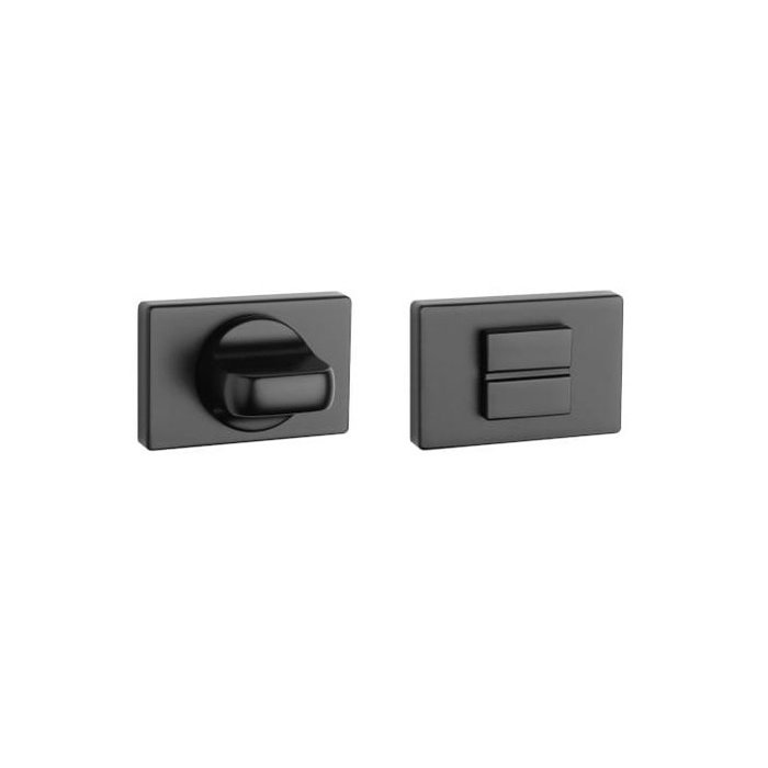 Aprile Aprile WC Set black rectangular 50x33 mm