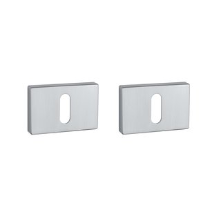 Aprile Aprile key plates rectangular matt Chrome