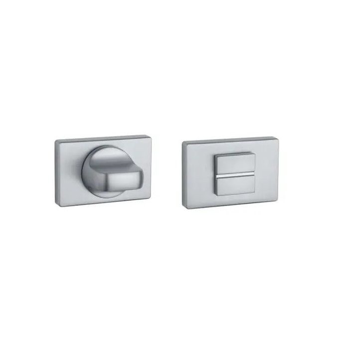 Aprile Aprile WC Set rectangular 50x33 mm Chrome Satin