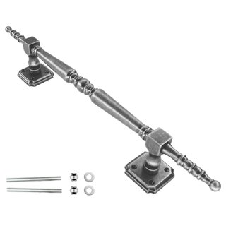 HDD Poignée de porte "Rubens" T 260/418 Vieil Argent