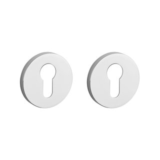 Aprile Aprile cylinder plates round Ø 53x7mm Chrome polished