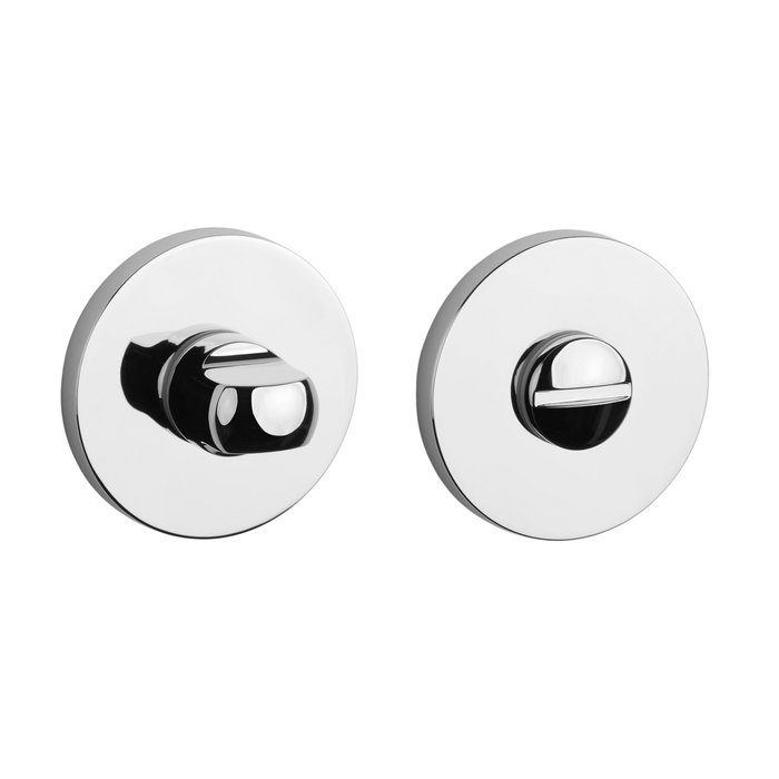 Aprile Aprile WC-Garnitur rund Ø 53x7 Chrom poliert