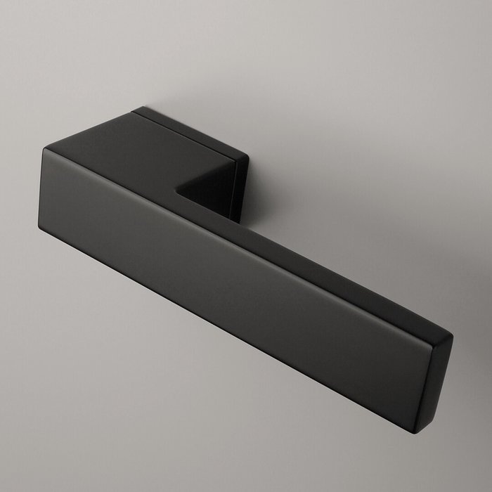 Aprile Poignées de porte Aprile CARLINA noires rectangulaires 50x33 mm