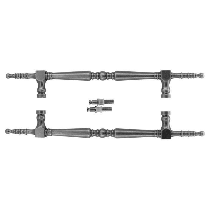 HDD Türgriff „Rubens“ T 260/418 Altsilber Paar für Glastüren