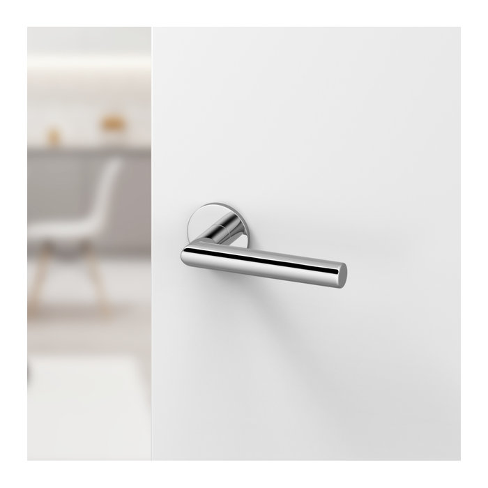 Aprile Solid Aprile door handles ARABIS matt chrome Ø 53x7 mm