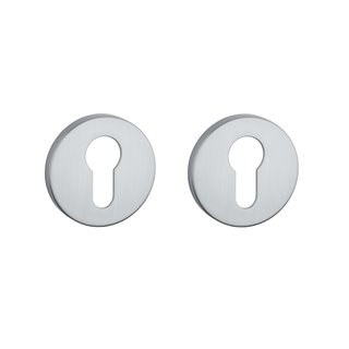 Aprile Plaques cylindriques Aprile rondes Ø 53x7mm Chrome Satin