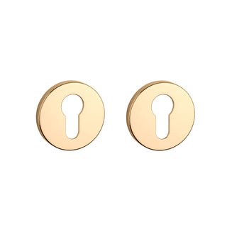 Aprile Aprile Zylinderplatten rund Ø 53x7mm Gold PVD