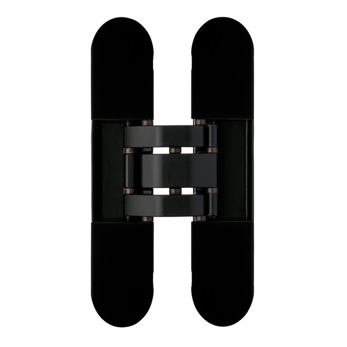 Otlav Schwarzes unsichtbares 3D-Scharnier Otlav Invisacta IN230120 - 23x120mm