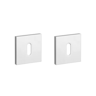 Aprile Aprile sleutelplaatjes vierkant 53x53x7mm Chroom gepolijst