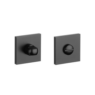 Aprile Aprile WC garnituur vierkant 53x53x7mm Zwart