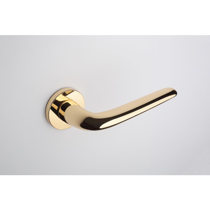 Aprile Poignées de porte Aprile massives AZALIA or poli rondes Ø 52x7 mm