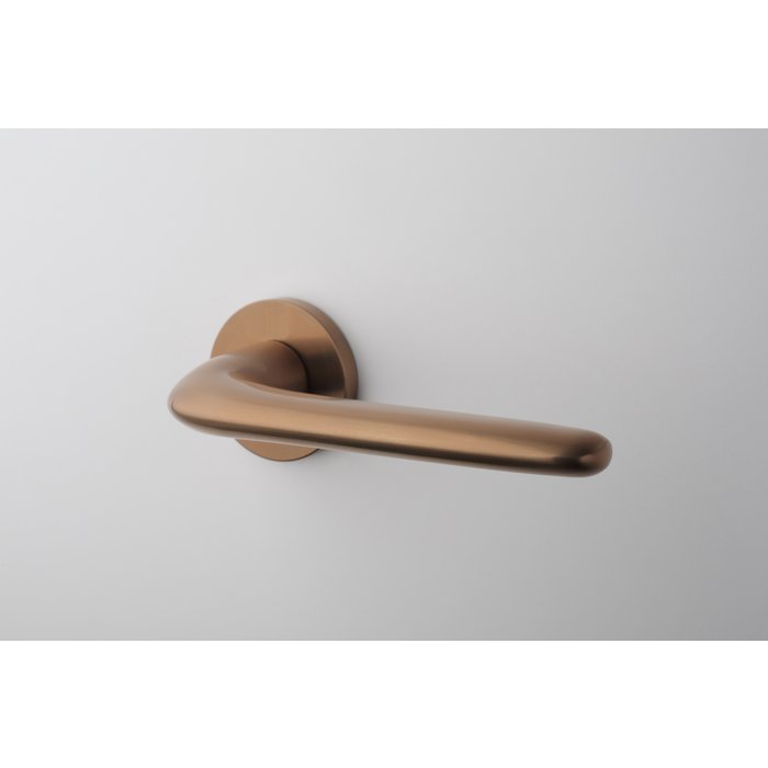Aprile Solid Aprile door handles AZALIA matt copper round Ø 52x7 mm