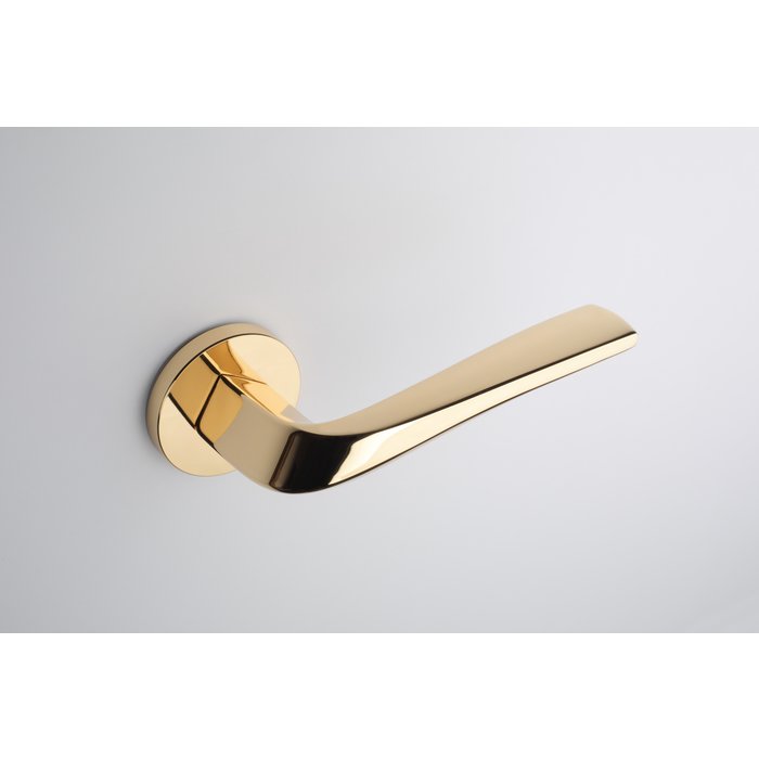 Aprile Poignées de porte Aprile massives DALIA or poli rondes Ø 52x7 mm