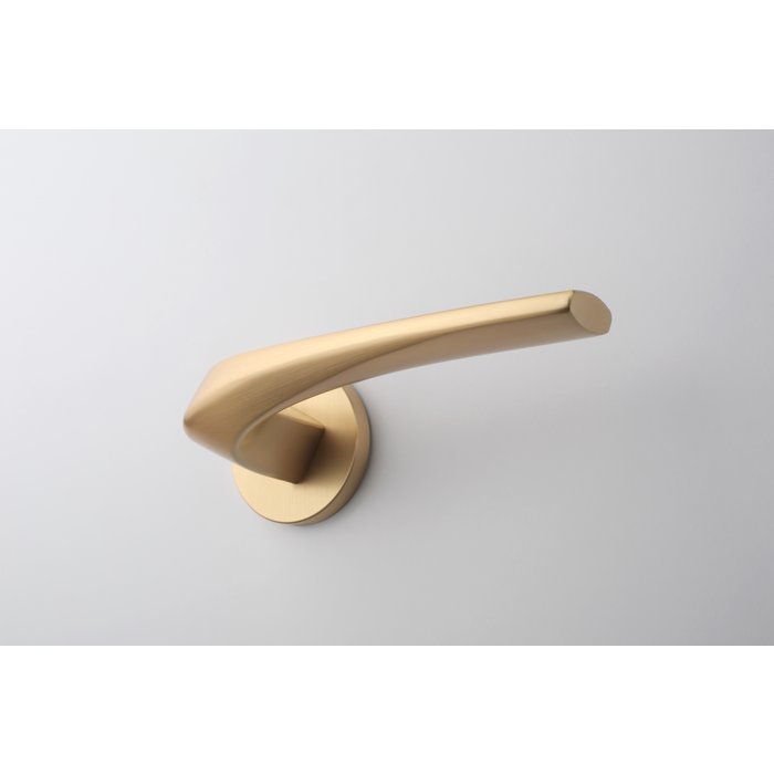 Aprile Solid Aprile door handles DALIA matt gold round Ø 52x7 mm