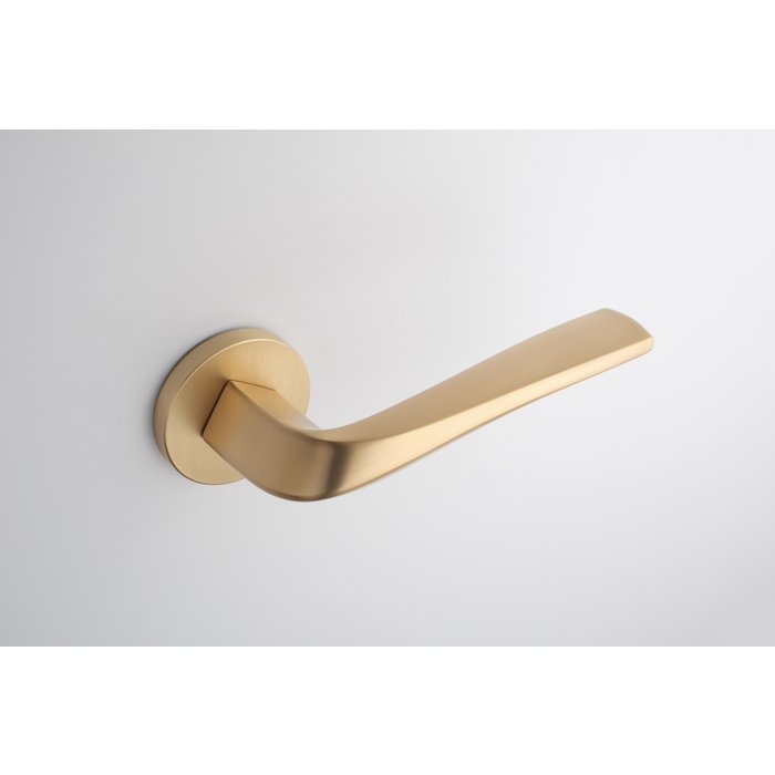 Aprile Massieve Aprile deurklinken DALIA mat goud rond Ø 52x7 mm