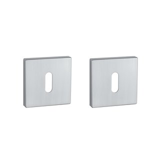 Aprile Aprile Schlüsselschilder eckig 52x52x7mm Chrom matt