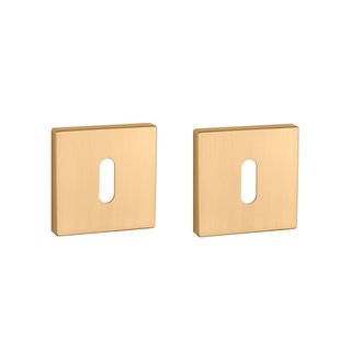 Aprile Porte-clés Aprile carré 52x52x7mm Doré mat