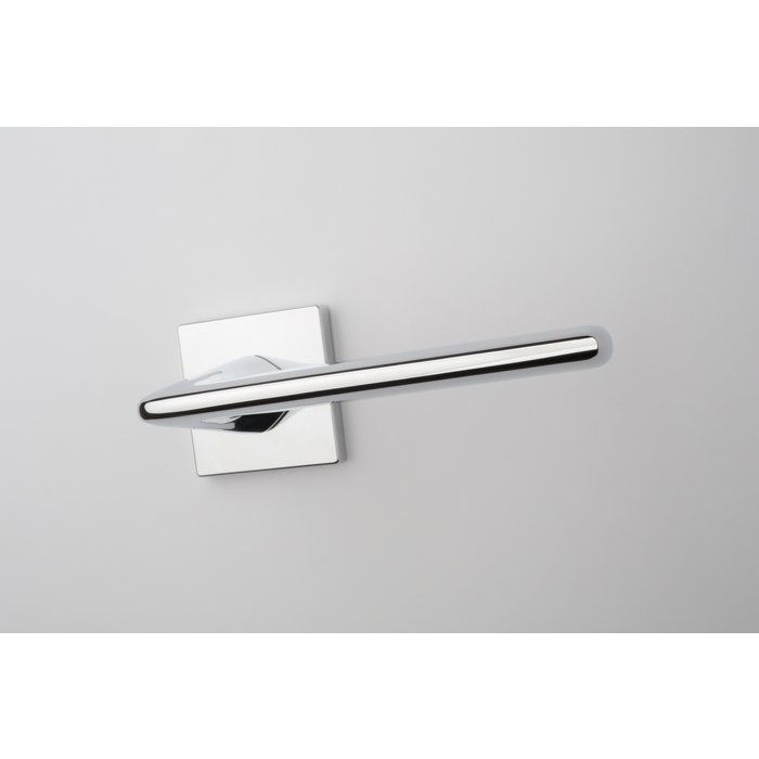 Aprile Solid Aprile door handles LILAC square 52x52x7mm Chrome polished