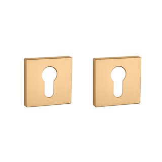 Aprile Aprile Zylinderplatten quadratisch 52x52x7mm matt Gold