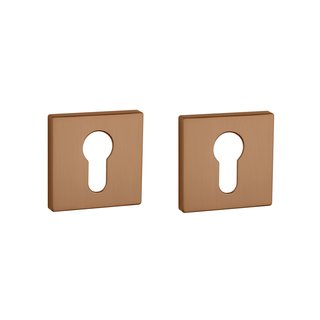 Aprile Plaques cylindriques Aprile carrées 52x52x7mm Cuivre mat