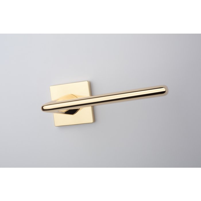 Aprile Massive Aprile Türgriffe LILA Gold poliert quadratisch 52x52x7mm