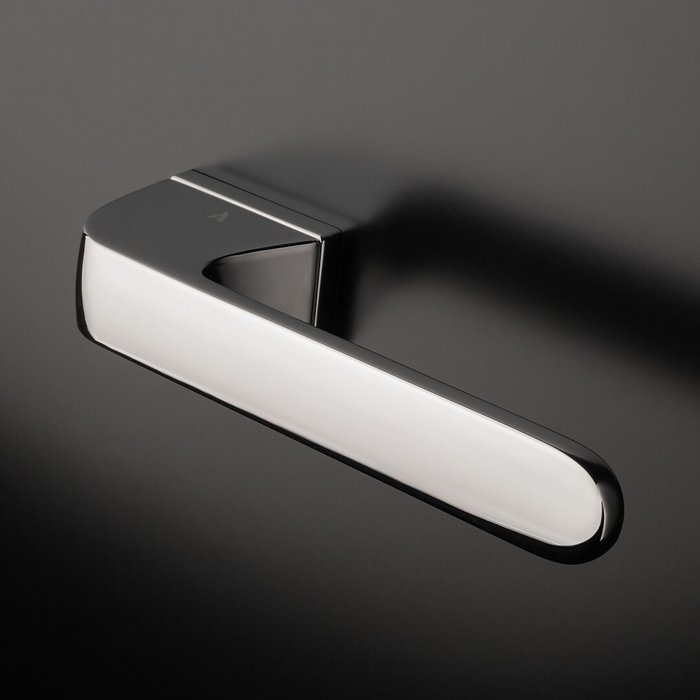 Aprile Aprile door handles PLUMERIA Chrome polished rectangular 50x33 mm