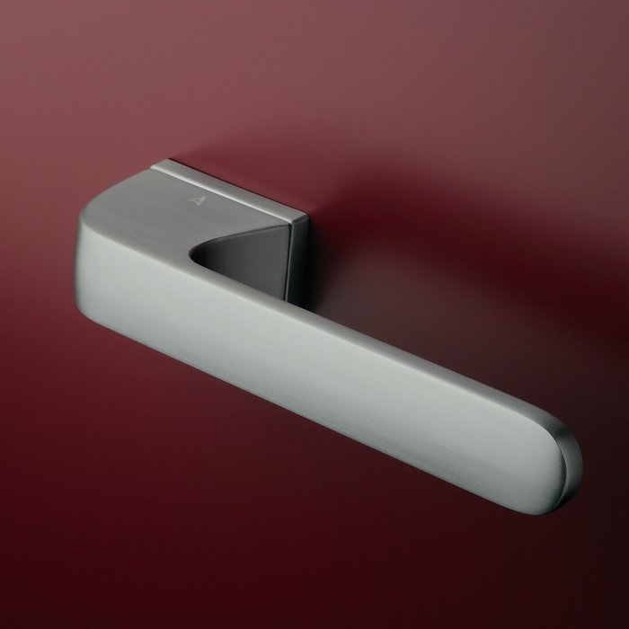 Aprile Poignées de porte Aprile PLUMERIA Chrome Satin rectangulaires 50x33 mm