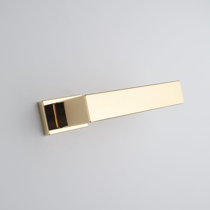 Aprile Aprille door handles PINA Gold polished rectangular 50x33x7mm