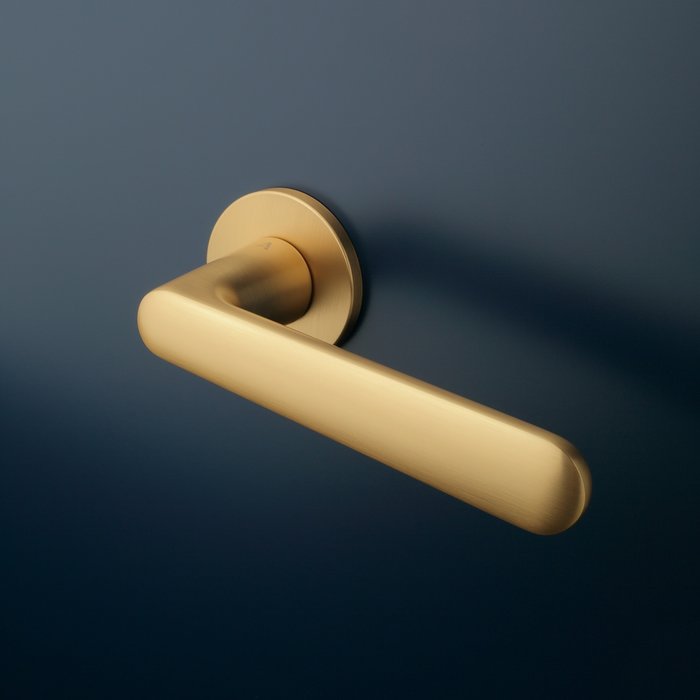 Aprile Solid Aprile door handles ARIA matt gold round Ø 52x5 mm
