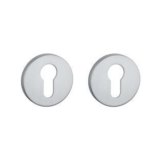 Aprile Aprile cilinderplaatjes rond Ø 52x5mm mat Chroom