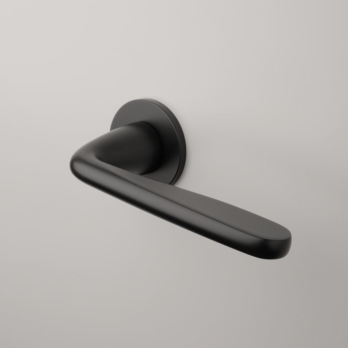 Aprile Solid black Aprile door handles HIACYNTA round Ø 52x5 mm