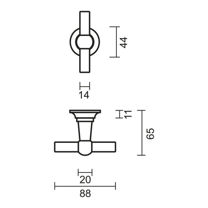 HDD Poignées de porte gris anthracite Petra T+T Carbon