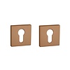 Aprile Aprile cylinder plates square 52x52x5mm matt Copper