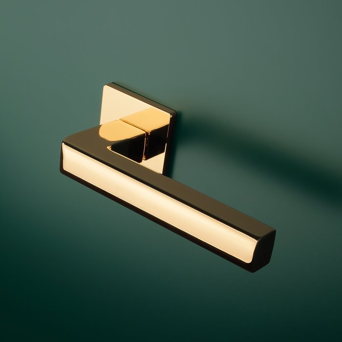 Aprile Massive Aprile Türgriffe SALICE gold poliert quadratisch 52x52x5mm