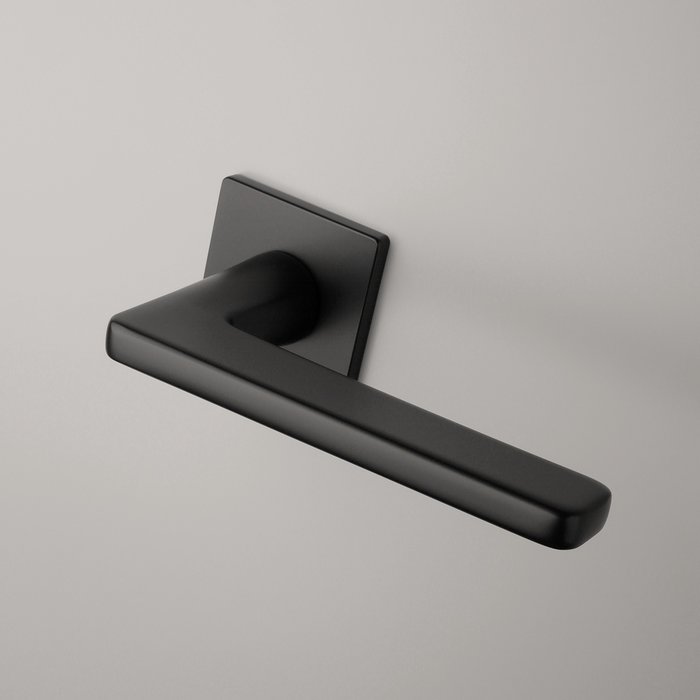 Aprile Poignées de porte Aprile noires solides SETIA carrées 52x52x5mm