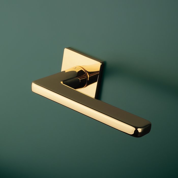 Aprile Massive Aprile Türgriffe SETIA gold poliert quadratisch 52x52x5mm