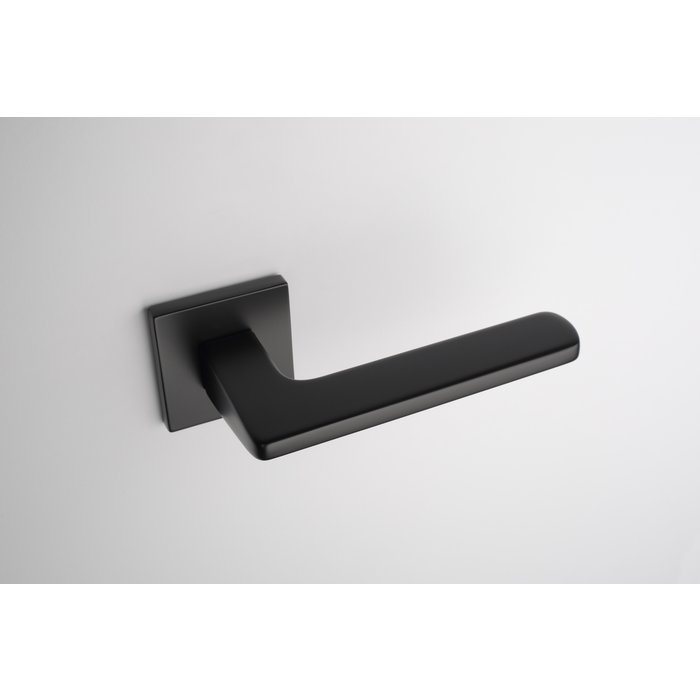 Aprile Solid black Aprile door handles YUKA square 52x52x7mm